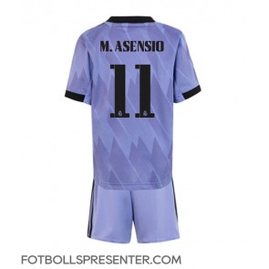 Real Madrid Marco Asensio #11 Bortatröja Barn 2022-23 Kortärmad (+ korta byxor)